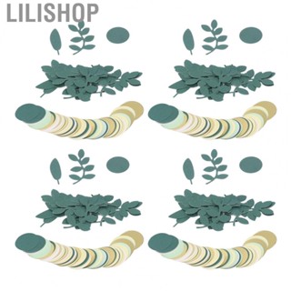 Lilishop 400pcs Greenery Confetti Eco Friendly Paper Reusable Jungle Confetti Baby Show