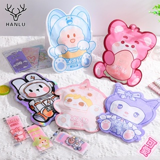 HANLU พร้อมส่ง// เจลลดไข้ เจลเย็น เจลหอมๆ กลิ่นผลไม้ แผ่นเจลลดไข้ 1 ซอง มี 1 แผ่น  ，ทั้งหมด10ซอง