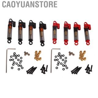 Caoyuanstore RC Threaded Tele Shocks  RC Shock Absorber High Elasticity High Strength Alloy Rust Proof Double Long Stroke  for 1/18 1/24 RC Crawler Car