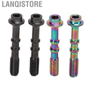 Lanqistore Bike Disc Fixed Screw  Alloy Material Bike Metal Screw 2 Pcs Effort Saving  for Mountain Bike