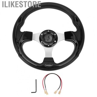 Ilikestore Steering Wheel  13in 330mm Stable Grasp Racing Steering Wheel Comfortable Touch Universal  for Vehicle