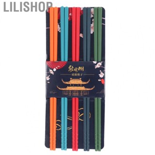 Lilishop 24cm 5 Color  Set Silicone Stainless Steel  Reusable  HG