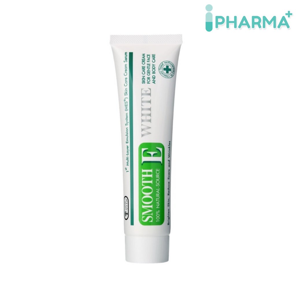 Smooth E Cream Plus White สมูทอี ครีม พลัสไวท์ ขนาด 10 กรัม,30กรัม หรือ 60กรัม [iPha]