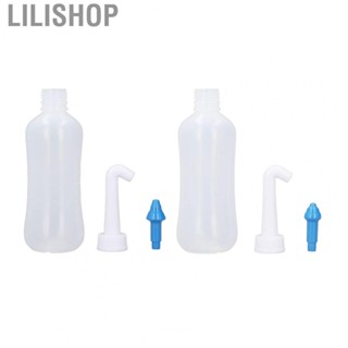 Lilishop Nasal Wash Bottle  300ml Transparent Nose Wash Bottle Professional  for Home