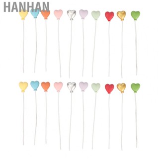 Hanhan Cake Toppers  Mini Cake Topper Cute 20Pcs Multicolors  for Birthday Party for Baby Shower