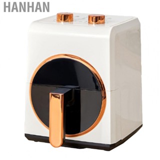 Hanhan Kitchen Fryer  Small and Compact 360 Degree  Heating Oilless Electric Fryer 5.5L Knob Switch  for French Fries