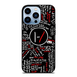 Twenty One Pilots เคสโทรศัพท์มือถือ เนื้อเพลง กันกระแทก สําหรับ IPhone 14 Plus 13 Pro Max 12 Mini X