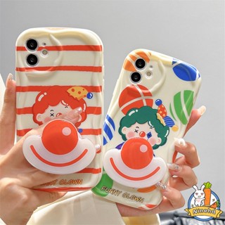 เคสโทรศัพท์มือถือ ลายการ์ตูนตัวตลกน่ารัก 3D พร้อมขาตั้ง สําหรับ Xiaomi Redmi 12C A1 10C 10A 10 9 9A 9C 9T Redmi Note 12 12s 11 11s 10 10s 9 9s Pro Xiaomi 12 11 Lite Poco X3 Pro