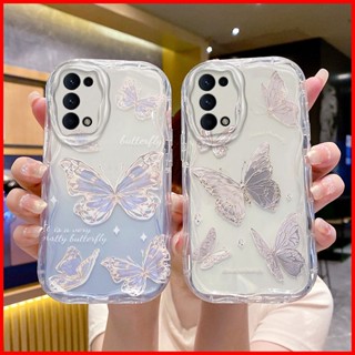 เคส OPPO Reno5 Reno5 โทรศัพท์มือถือแบบนิ่ม tpu ใส กันกระแทก สีชมพู แฟชั่น สําหรับ TYNY