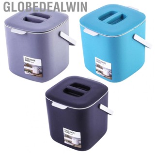 Globedealwin Desktop Trash Can Detachable Wet Dry Separation Portable Small Waste Bin with Handle Lid for Car Kitchen Bedroom