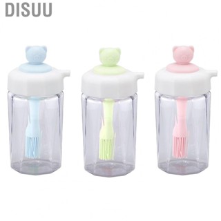 Disuu Oil Bottle and Brush  Detachable Dual Purpose Oil Dispenser Transparent Bottle  for BBQ