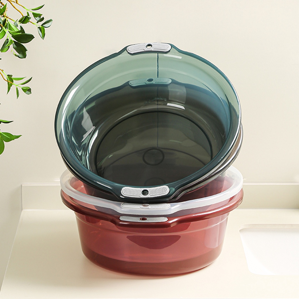 Jujiajia อ่างล้างหน้า พลาสติกหนา ขนาดใหญ่ ป้องกันแบคทีเรีย ทนทาน สําหรับใช้ในครัวเรือน - รูปที่ 6