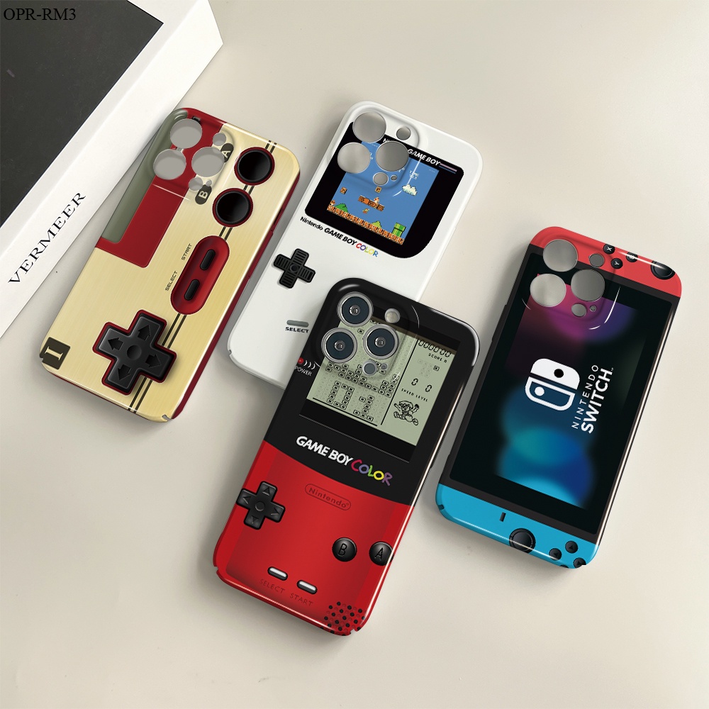 Realme 8 7 7i C17 6 6i 5 5i 5s 3 2 Pro 5G เคสเรียวมี สำหรับ Case Game Machine เคสโทรศัพท์ Hard Phone Cases