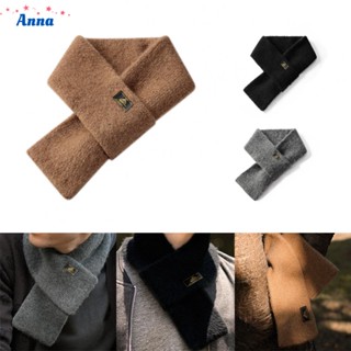 【Anna】Mens Scarf Cashmere Scarf For Men Gifts Knitted Scarf Leisure Plush Warm