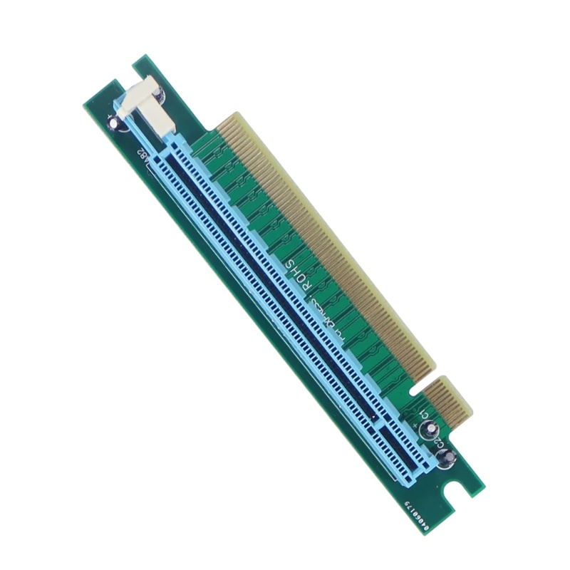 Shas อะแดปเตอร์การ์ด PCIE Express 16X 90 องศา 90 องศา