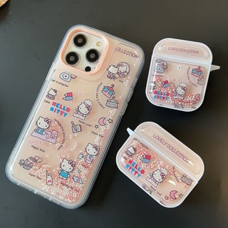 เคสแอร์พอต แบบแม่เหล็ก คลายเครียด ลาย Hello KT สําหรับ AirPods Pro 2 AirPods gen3 AirPods 1/2