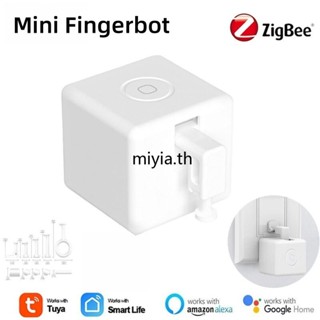 Tuya Zigbee หุ่นยนต์ปุ่มกดสวิตช์ อัจฉริยะ บลูทูธ แอพพลิเคชั่นบ้าน ทํางานร่วมกับ Alexa Google Assistant