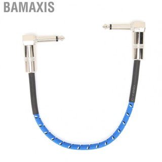 Bamaxis 6.35mm Electric Guitar Effect Cable With Double 90° Elbow Effector W Hot