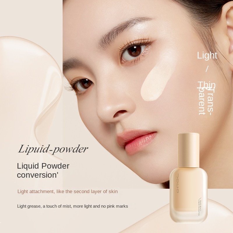 JOCO Cream Muscle Light Up Foundation คอนซีลเลอร์ติดทนนานไม่ลบแต่งหน้าควบคุมความมันไม่ติดแป้งนักเรีย