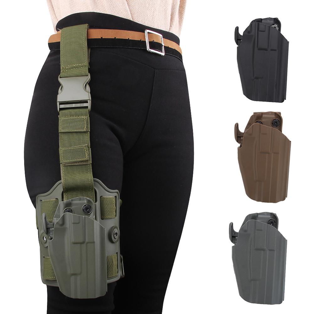 Pistol Holster Drop Thigh Holster Pouch Hunting Military Nylon Holster Hunting Accessories