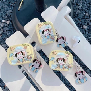  เคสหูฟัง tpu แบบนิ่ม ลายการ์ตูนโลมา สําหรับ airpods Pro2 1 2 pro 3