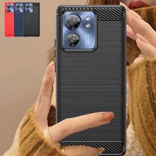 เคสโทรศัพท์มือถือ TPU แบบนิ่ม คาร์บอนไฟเบอร์ กันกระแทก สําหรับ Motorola Edge 40 Pro Edge 40