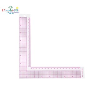 ไม้บรรทัดวัด 90 องศา รูปตัว L สําหรับตัดเย็บเสื้อผ้า