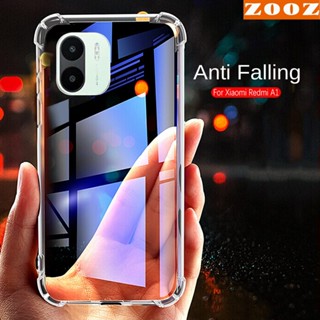 Xiaomi Remdi A1 A2 A1+ A2+ Plus 12 12C A1Plus A2Plus Shockproof Silicon Clear Case Airbag Cushion Soft Back Cover Anti Fall Protection Transparent Casing