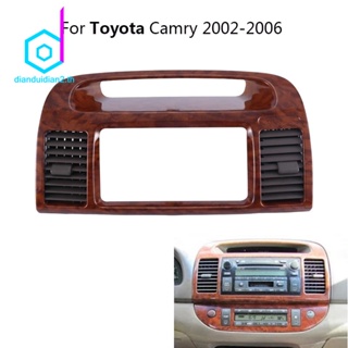 Fascia แผงแดชบอร์ดวิทยุ DVD สเตอริโอ แบบเปลี่ยน สําหรับ Toyota Camry 5 2002-2006