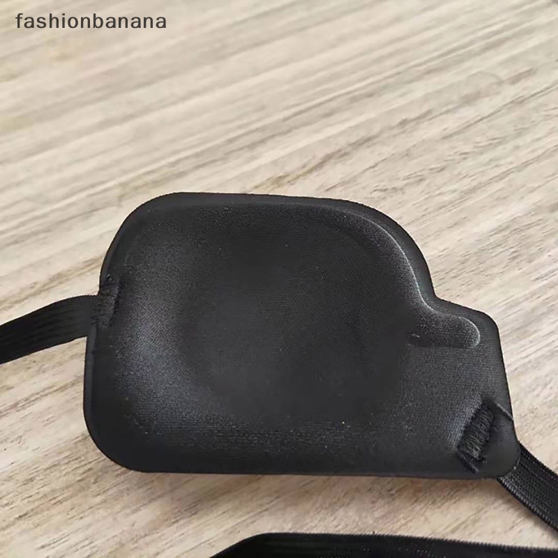 [fashionbanana] แผ่นปิดตาโจรสลัด ตาเดียว สีดํา ตาเดียว เว้า ตาข้างเดียว ใหม่ พร้อมส่ง