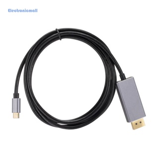 [ElectronicMall01.th] อะแดปเตอร์แปลงสายเคเบิล 10Gbps 1.8 ม. Type-C 8K 60Hz USB 3.1 เป็น DP