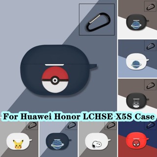 【ส่วนลด】เคสหูฟัง แบบนิ่ม ลายการ์ตูน สีพื้น สําหรับ Huawei Honor LCHSE X5S Huawei Honor LCHSE X5S