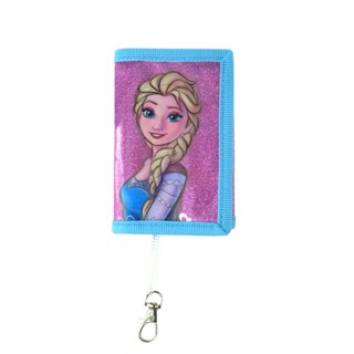 กระเป๋าสตางค์ ลายการ์ตูนดิสนีย์ Frozen Elsa Tri Fold 100 ปี