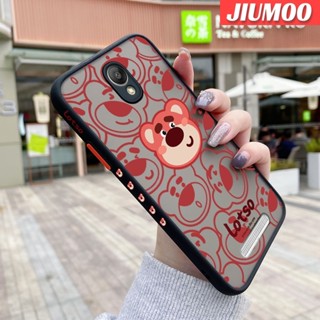 เคสโทรศัพท์มือถือ ซิลิโคนนิ่ม ใส กันกระแทก ลายหมีสตรอเบอร์รี่ สําหรับ Xiaomi MI Redmi Note 2