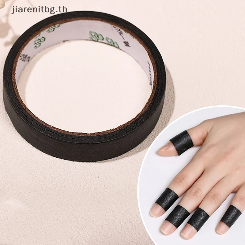 Renbg เทปป้องกันนิ้วมือ ป้องกันรังสียูวี LED ระบายอากาศ มีกาวในตัว 10 เมตร สําหรับตกแต่งเล็บ