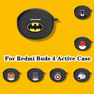 【จัดส่งรวดเร็ว】เคสหูฟัง แบบนิ่ม ลายการ์ตูน สําหรับ Redmi Buds 4 Redmi Buds 4