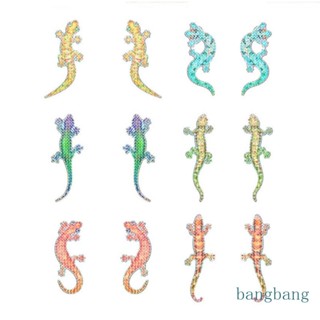 Bangb แม่เหล็กติดตู้เย็น บ้าน จิ้งจก 12 ชิ้น