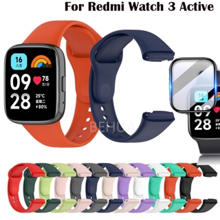 สายนาฬิกาข้อมือซิลิโคน แบบเปลี่ยน สําหรับ XiaoMi Redmi Watch 3 Active Redmi Watch 3lite