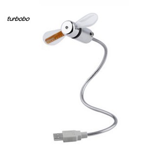 Turbobo พัดลมระบายความร้อน ไฟนีออน LED ใช้สาย USB ขนาดเล็ก หน้าจอแบบเรียลไทม์ สร้างสรรค์ แฟชั่นฤดูร้อน