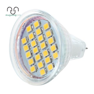 Mr11 24 3528 SMD LED โคมไฟสปอตไลท์ หลอดไฟวอร์มไวท์ DC 12V