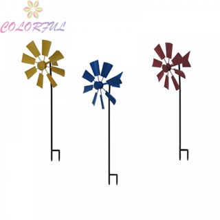 【COLORFUL】Pinwheel 23.5cm*18cm*66cm Christmas Construction Floral Garden Decoration