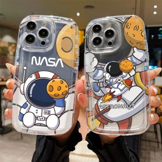 เคสโทรศัพท์มือถือแบบนิ่ม TPU ลายการ์ตูนนักบินอวกาศ จรวด ดาวเคราะห์น่ารัก สําหรับ Huawei P40 Pro Huawei P50 Pro Huawei P30 Pro Huawei P40 Lite Huawei Y9S