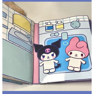 หนังสือการ์ตูน Kuromi Sanrio Arts &amp; Crafts Hello Kitty เพื่อการศึกษา สําหรับเด็ก ก