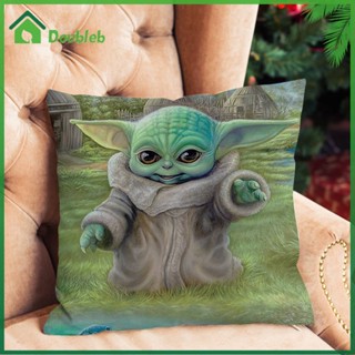 【Doub X ✮】ปลอกหมอนปักครอสติช พิมพ์ลาย Yoda 11CT สําหรับตกแต่ง ✮