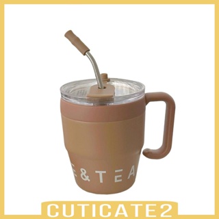 [Cuticate2] แก้วมักมีฉนวนกันความร้อน ทนทาน สําหรับใส่เครื่องดื่ม นม น้ําผลไม้ 480 มล.