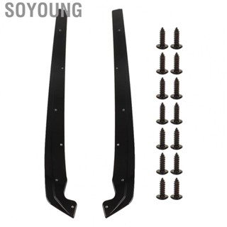 Soyoung Rear Bumper Spoiler  Corner Guard ABS Sporty Look for 5 Series G30 Sedan M Sport