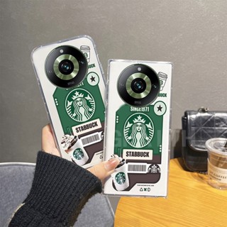 ขายดี เคสโทรศัพท์มือถือนิ่ม แบบใส กันกระแทก ลาย Starbucks แก้วกาแฟ และเค้ก สําหรับ Realme11 Realme 11 Pro 11 Pro+ Realme11ProPlus 2023