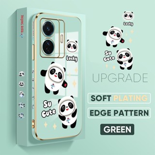 เคสโทรศัพท์มือถือ TPU แบบนิ่ม ลายการ์ตูนแพนด้า สําหรับ Vivo S1 Pro T1 Pro T1x V17 V19 Neo V25e V27e V27