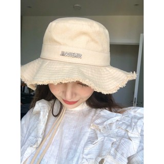 Hyuna JACQUEMUS หมวกปีกกว้าง กันแดด สไตล์เดียวกัน สําหรับเดินทาง ชายหาด