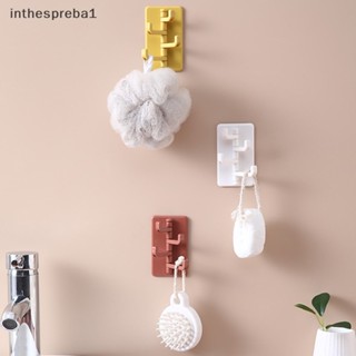 Inthespreba1^^ ตะขอกาว แบบหมุนได้ สร้างสรรค์ นอร์ดิก ตะขอฟรี ห้องน้ํา ห้องครัว แขวน * ใหม่